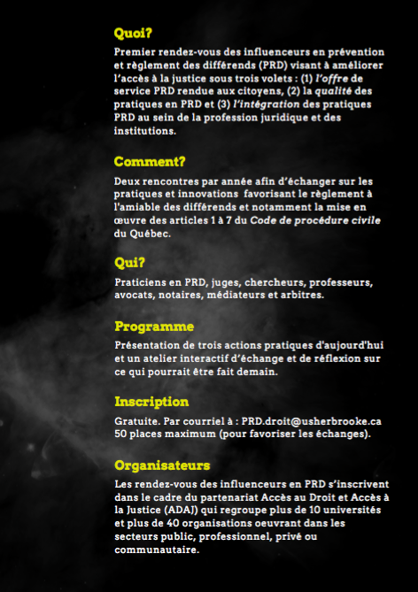 rencontres droit et justice
